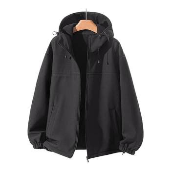 Women's velvet outdoor waterproof functional jacket in the snow