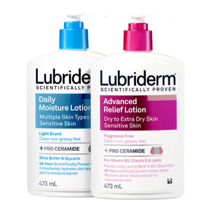 lubriderm露比黎登身体乳女男秋冬甘油全身保湿滋润留香润肤乳