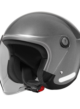 3C认证超大码头盔男士双镜电动摩托车电瓶秋冬半盔四季通用安全帽