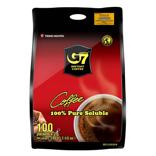 g7越南原装进口速溶黑运动咖啡粉