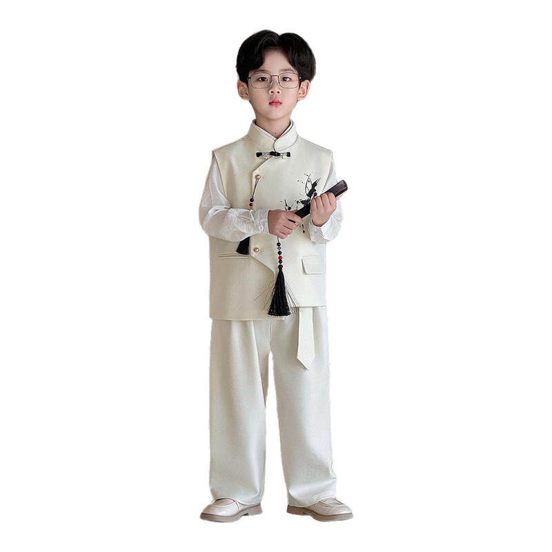 男童2026新款国风小主人礼服套装