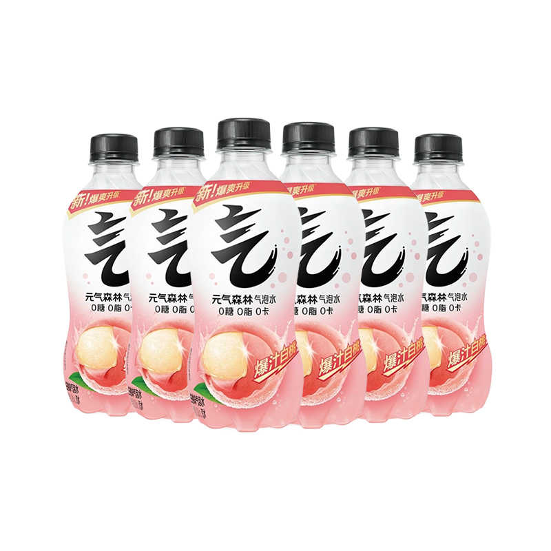 元气森林气泡水280ml*6瓶白桃味小瓶装出游便携shm图片