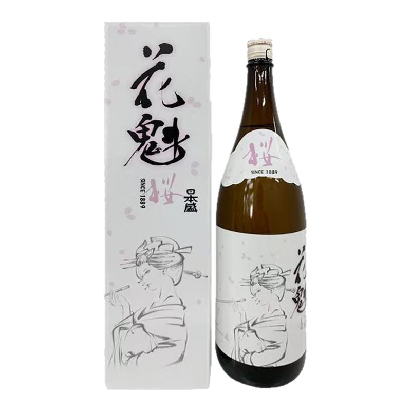 日本盛 花魁樱清酒 日本原装进口洋酒 1800ml礼盒装15-16%vol