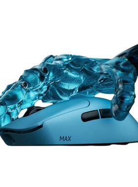 雷柏VT0 MAX无线鼠标PAW3395轻量双模双8K中小手人体工学电竞游戏