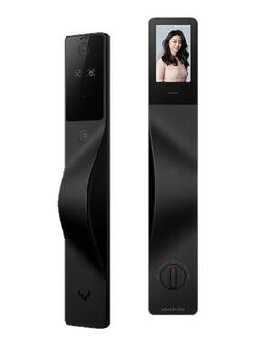 鹿客V5Max长续航版掌静脉掌心锁人脸识别猫眼大屏指纹智能门锁