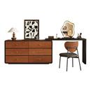 梳妆台卧室简约现代2024新款 小户型收纳床尾梳妆柜斗柜一体化妆桌