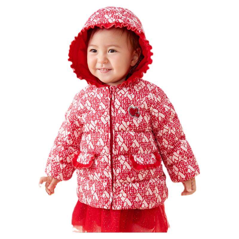 巴拉巴拉婴儿羽绒服女童红色连帽上衣宝宝外套儿童冬装新款拜年服,童装/婴儿装/亲子装,羽绒服,淘宝优惠券,粉丝福利购,淘宝优惠卷