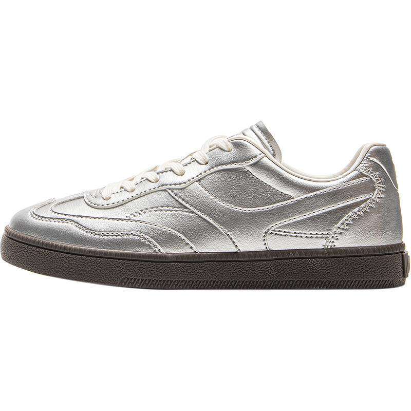 李宁云川丨薄底板鞋女秋冬新款T头鞋复古经典德训鞋女板鞋运动鞋