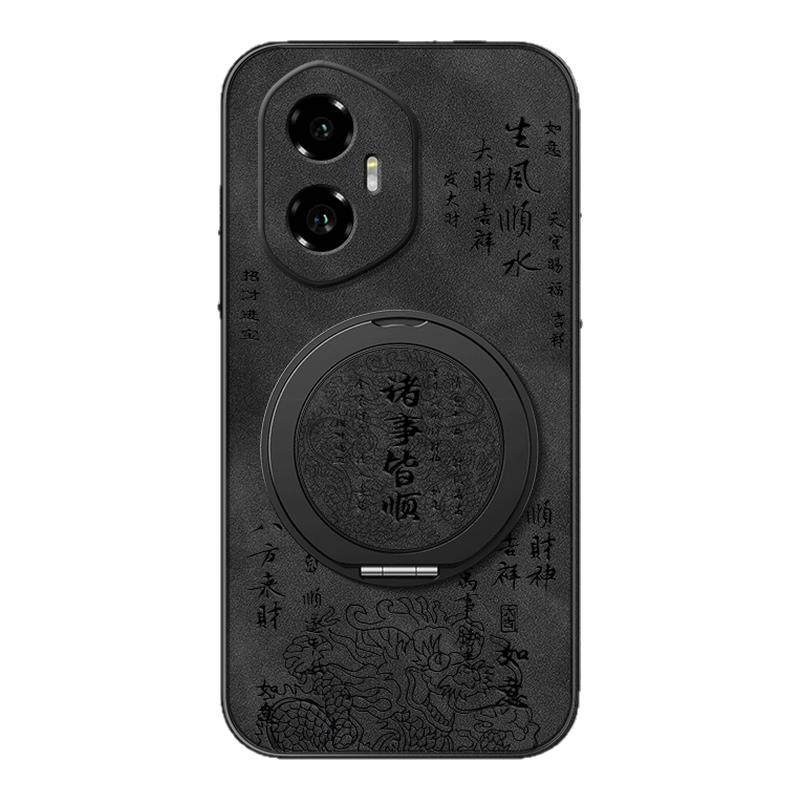 适用华为荣耀500手机壳荣耀400pro/300/200/90/80/70/60/powerHonor100GT旋转支架SE磁吸羊巴皮马上有钱男款,3C数码配件,手机保护套/壳,淘宝优惠券,粉丝福利购,淘宝优惠卷