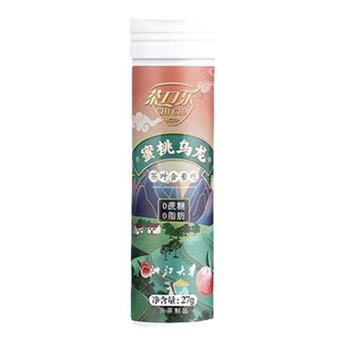 茶口乐蜜桃乌龙茶含片浙大研发