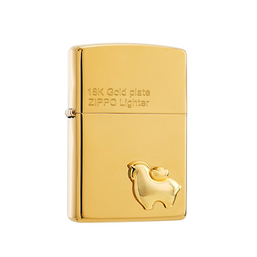 zippo18K福运金马新年礼盒套装