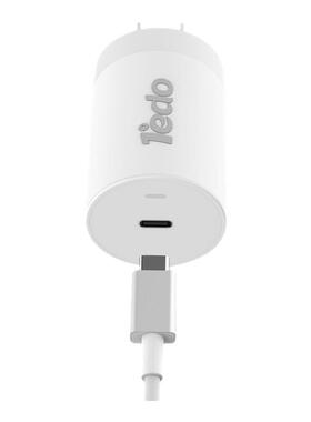 1edo安卓手机/苹果14-17ProMax适用PD30W氮化镓快充充电器USB-CType-C接口华为小米oppo三星vivo荣耀通用平板