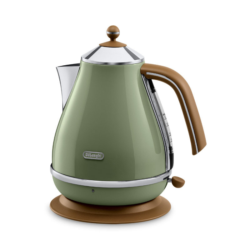 Delonghi/德龙复古系列 KBO2001电热水壶烧水家用办公室304不锈钢