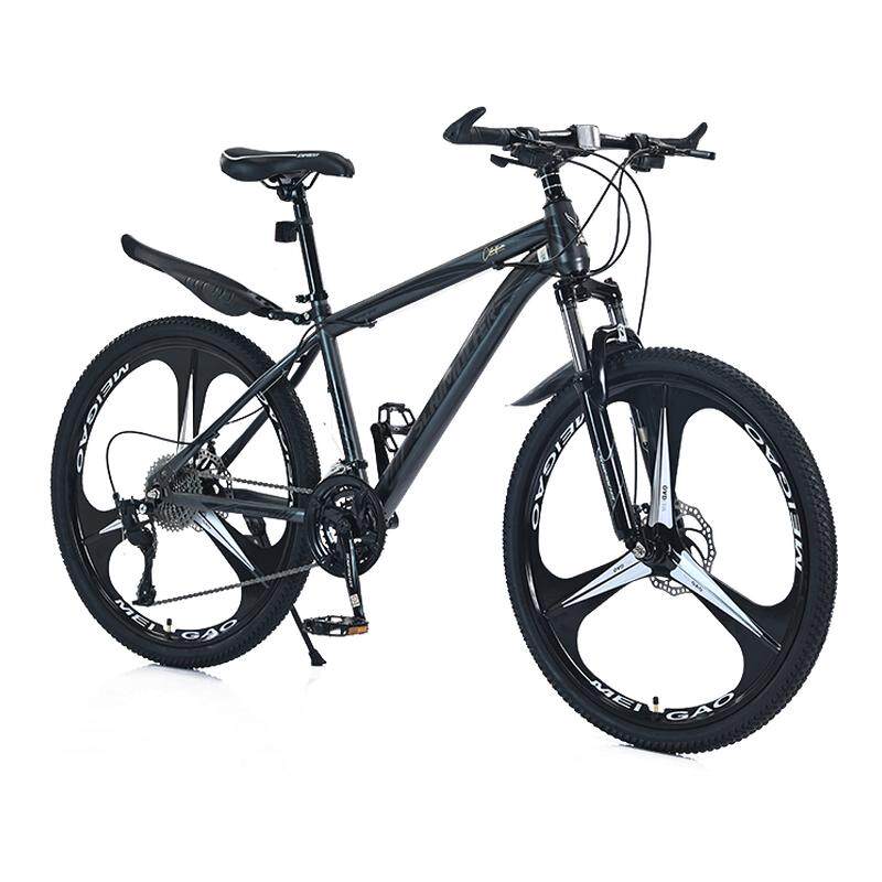 山地自行车轻便减震越野男款女学生碟刹上下学代步运动自行车