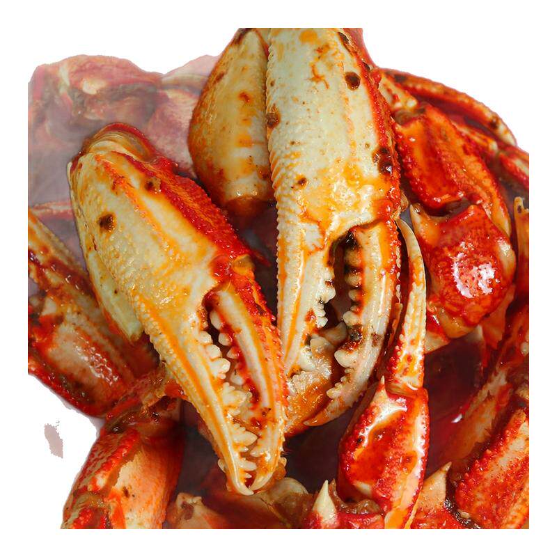 麻辣蟹钳肉肥味鲜即食熟食小海鲜蟹类制品