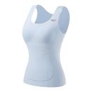 芬腾女童保暖背心发育期少女学生固定杯内衣加绒德内搭打底衫 上衣