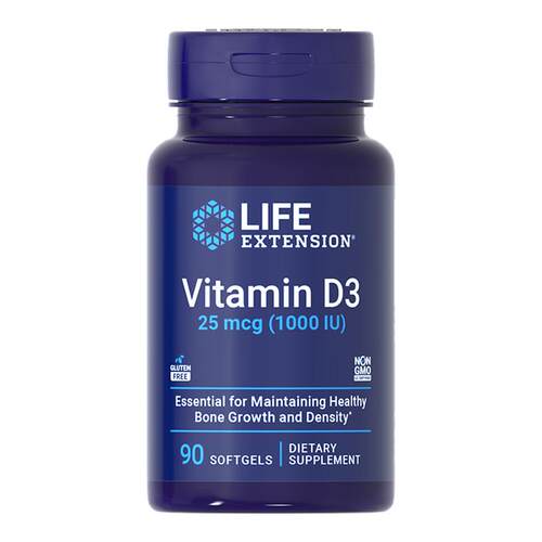 沿寿LIFE维生素D3胶囊1000IU