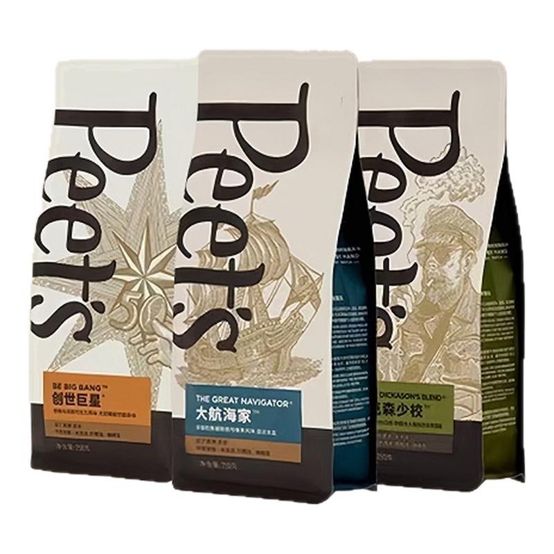 Peets皮爷官方正品咖啡豆送纸袋图片