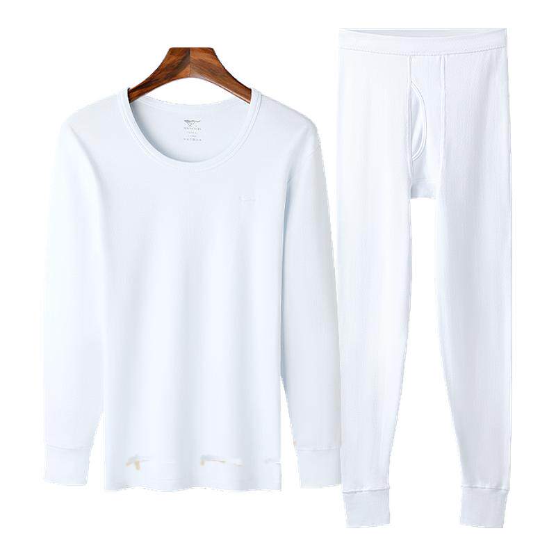 七匹狼男士保暖内衣纯棉抗菌