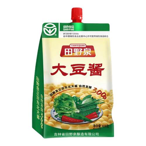田野泉东北大豆酱408g香浓下饭