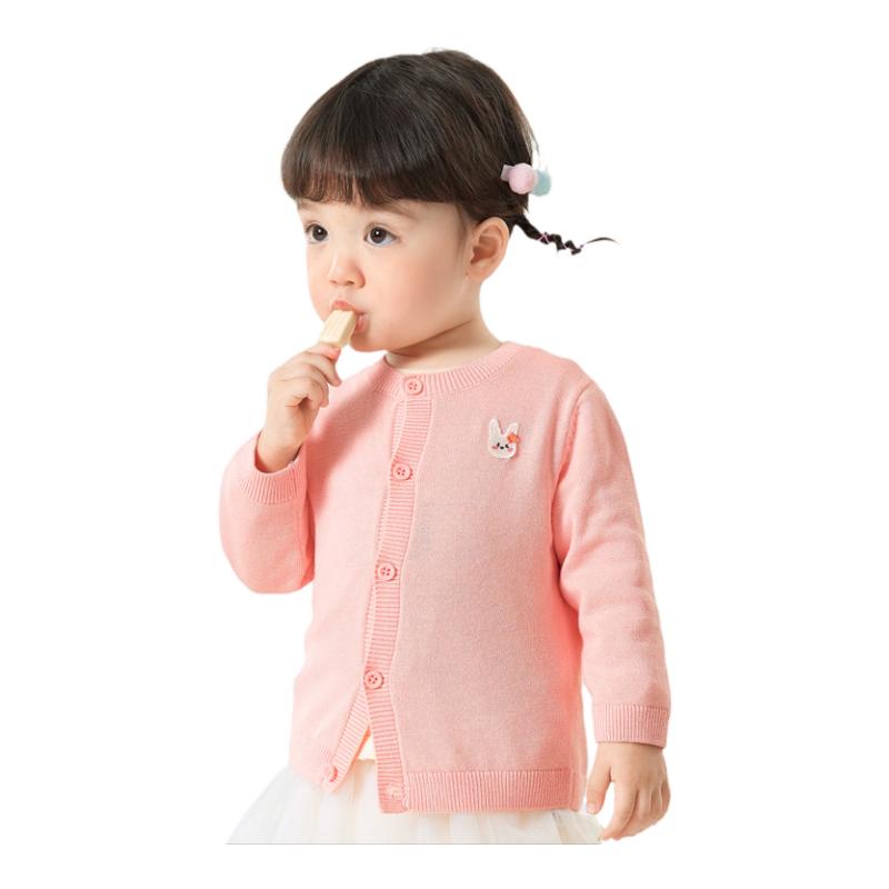 巴拉巴拉嬰兒針織開衫寶寶毛衫