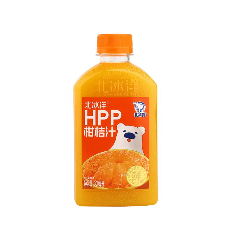 北冰洋柑桔汁pet300ml鲜榨果汁