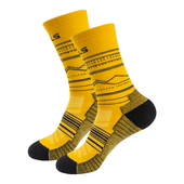 美利奴羊毛袜子男女高筒马拉松徒步跑步袜加厚毛圈防臭透气运动袜