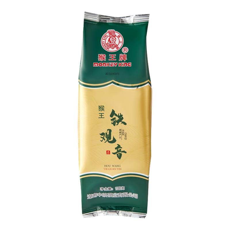 中茶 猴王牌清香型乌龙茶铁观音100g兰花香茶叶袋装中粮茶叶,茶,铁观音,淘宝优惠券,粉丝福利购,淘宝优惠卷