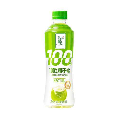 东方甄选100%椰子水350ml/瓶