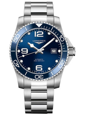 Longines浪琴正品手表男 新款康卡斯陶瓷机械男表L3.781.4.96.6