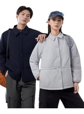 蕉下翻领气绒服CL003初秋女款轻薄衬衫保暖棉服内胆棉衣夹棉外套