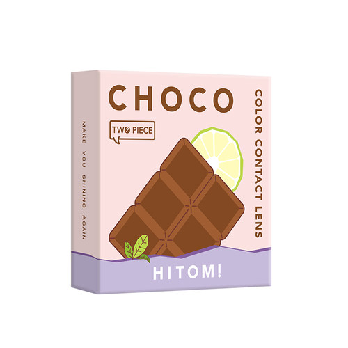 HITOMI希多蜜美瞳半年抛彩色隐形眼镜近视1片装大小直径舒适BY