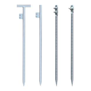 镀锌接地针家用避雷新能源汽车充电桩丁字焊板双孔农村地线接地棒