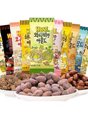 韩国HBAF芭蜂蜂蜜黄油扁桃仁5袋原汤姆农场杏仁味坚干果进口零食
