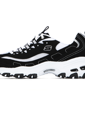 斯凯奇官方正品经典熊猫鞋女鞋冬季新款女士运动鞋休闲鞋子老爹鞋