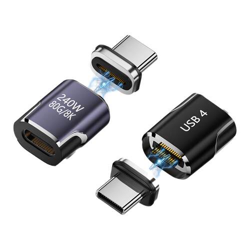 Type-C磁吸转接头PD240W/80Gbps