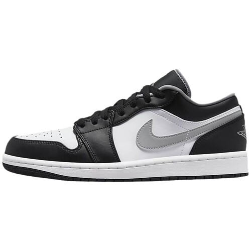 Nike耐克男板鞋AIR JORDAN 1 AJ1影子灰低帮复古篮球鞋553558-040