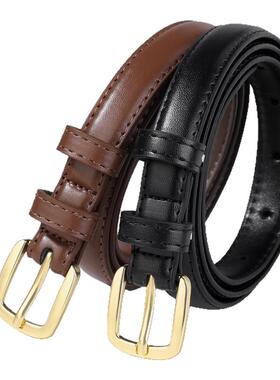 新款皮带女真品配裙子西装女士装饰腰带女款时尚百搭牛仔裤腰带潮