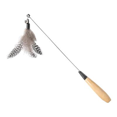 木柄逗猫棒换头耐咬猫咪玩具