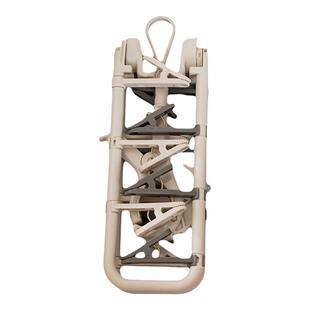 可折叠晾晒架多夹子家用防风袜子内裤晾衣架360°旋转晒袜子神器