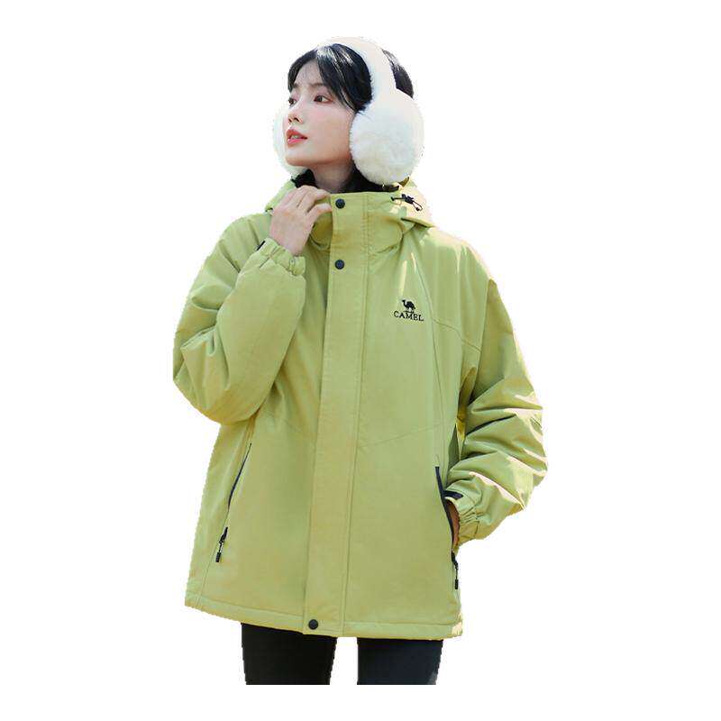 骆驼女装棉服2025新款秋冬夹棉户外防水防风外套加绒加厚保暖棉衣