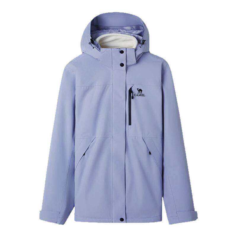 骆驼女装全天候硬壳冲锋衣2026春季轻量化户外防风防水登山服