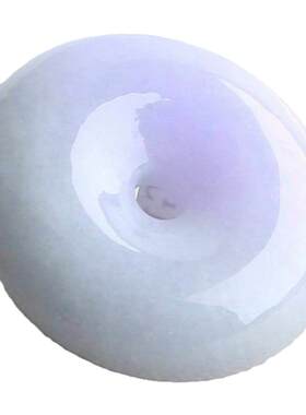 云沫缅甸翡翠a货平安扣吊坠
