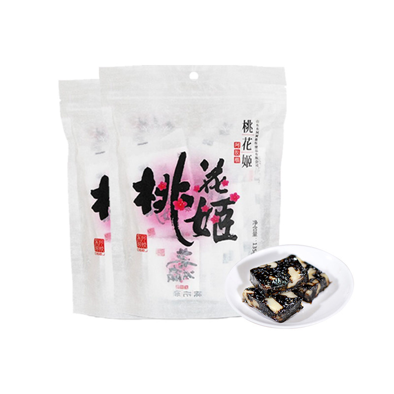 东阿阿胶桃花姬阿胶糕135g送礼礼品营养即食阿胶官方旗舰店正品