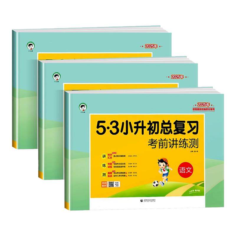 53小升初总复习真题试卷语文数学英语小学六年级下册小升初必刷题人教版小学升初中专项训练练习册毕业真题卷测试招生分别考试卷
