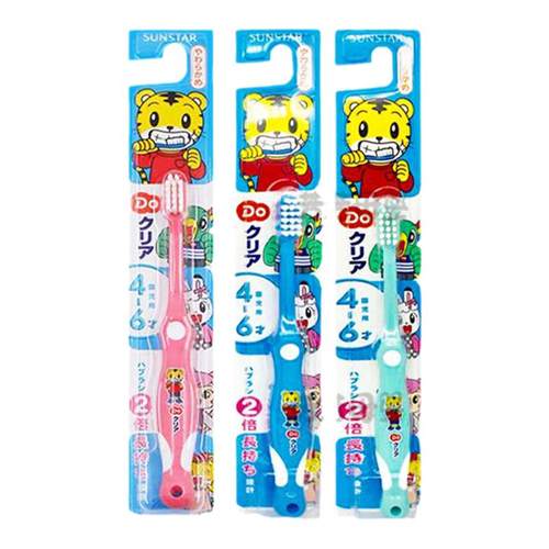 日本巧虎儿童细软毛牙刷婴儿口腔清洁训练 6个月-12岁