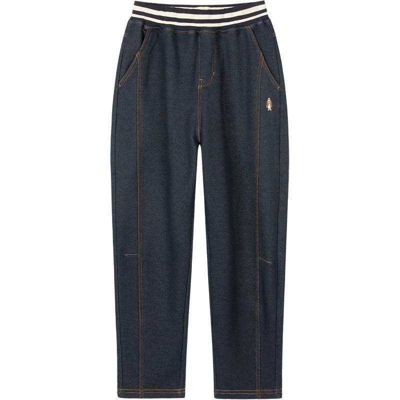 暇步士童装男童裤子2025秋冬新款大童仿牛仔一体绒长裤儿童休闲裤,童装/婴儿装/亲子装,裤子,淘宝优惠券,粉丝福利购,淘宝优惠卷