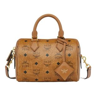 【新年礼物】MCM ELLA小号单肩波士顿包斜挎包手提包保龄球包女包