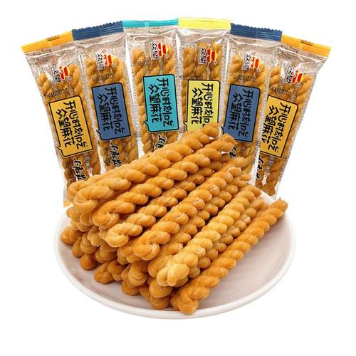 众望湖北特产小麻花独立包装零食