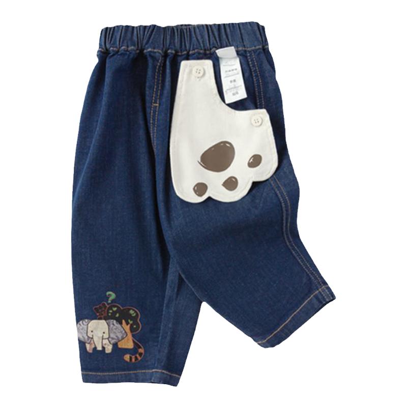 巴拉巴拉婴儿牛仔裤男童休闲裤